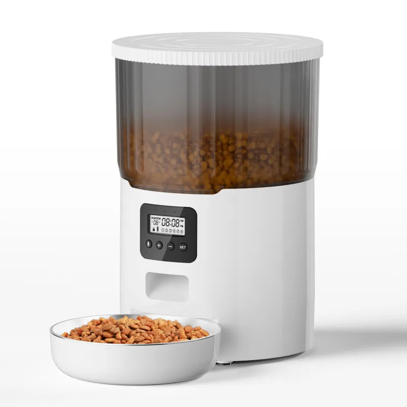 4L Smart Automatic Pet Feeder for Cat &Dogs - Wifi App Control & Fresh food Storage