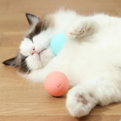 Smart Interactive Pet Ball – USB Rechargeable, Moving & Bouncing Toy