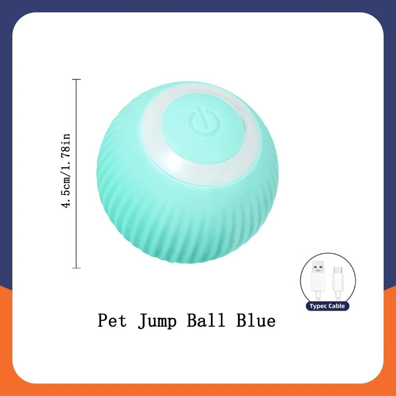 Smart Interactive Pet Ball – USB Rechargeable, Moving & Bouncing Toy