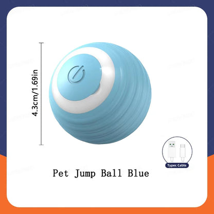 Smart Interactive Pet Ball – USB Rechargeable, Moving & Bouncing Toy