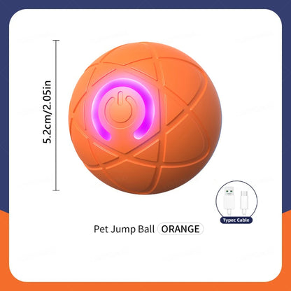 Smart Interactive Pet Ball – USB Rechargeable, Moving & Bouncing Toy