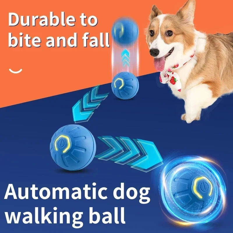 Smart Interactive Pet Ball – USB Rechargeable, Moving & Bouncing Toy