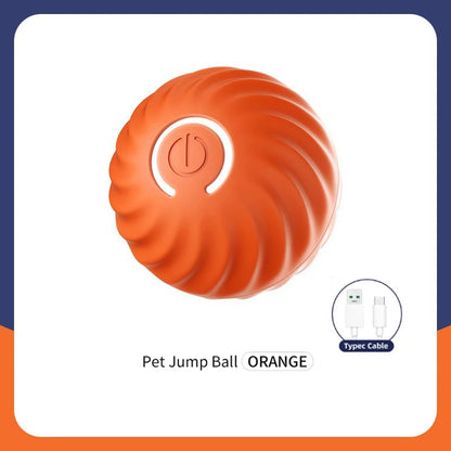 Smart Interactive Pet Ball – USB Rechargeable, Moving & Bouncing Toy