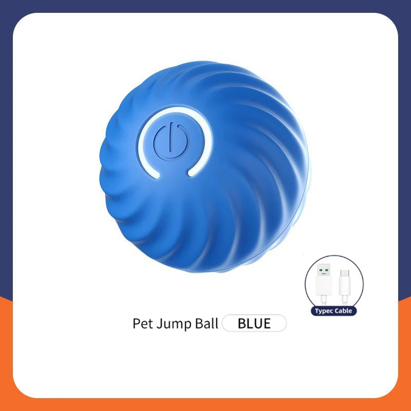 Smart Interactive Pet Ball – USB Rechargeable, Moving & Bouncing Toy