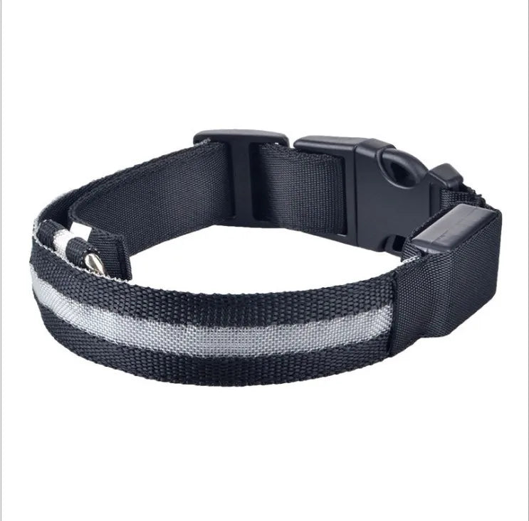 LED Reflective Dog Collar – Night Safety for Small & Medium Dogs